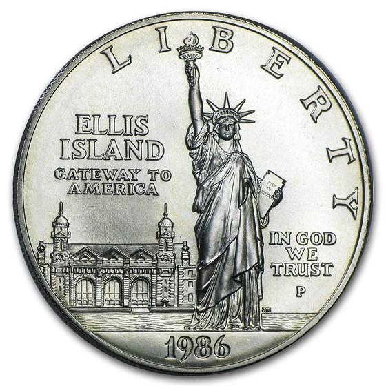 1986-P Statue of Liberty $1 Silver Commem BU (Capsule Only) 1986-P Statue of Liberty $1 Silver Commem BU (Capsule Only)